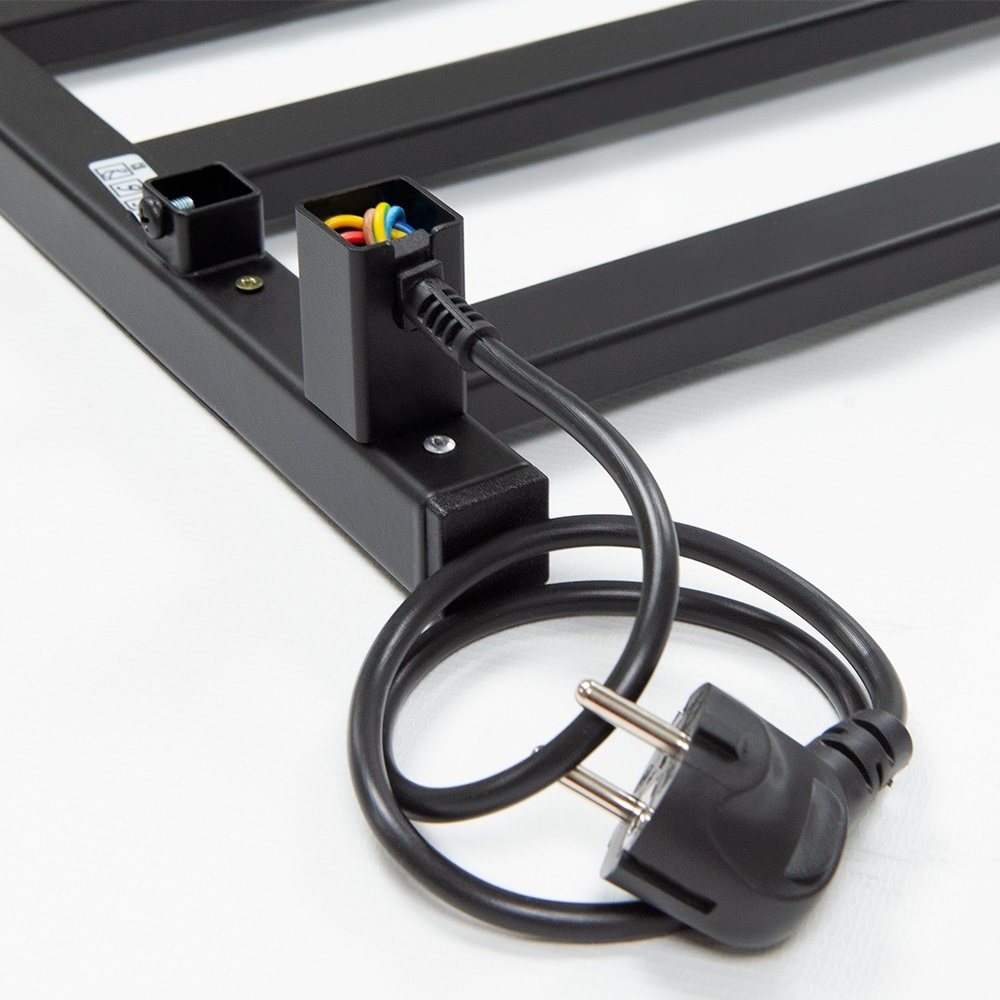 Полотенцесушитель Пэк сп 19 80х50 черный ВГП