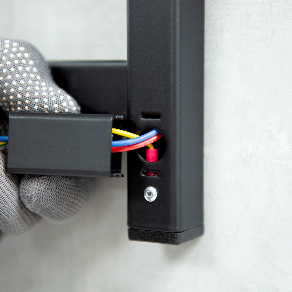 Полотенцесушитель Пэк сп 19 80х50 черный ВГП